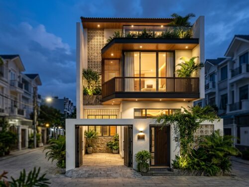 Mẫu Nhà Phố 3 Tầng Hiện Đại P04