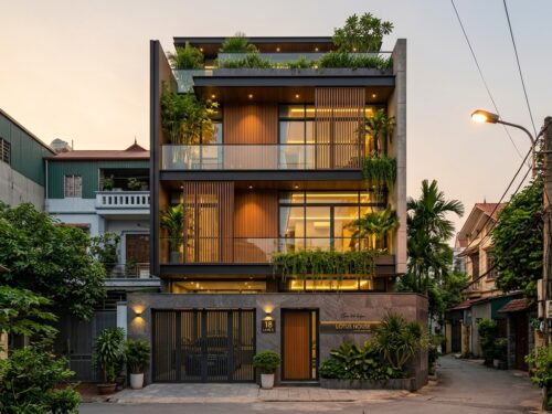 Mẫu Nhà Phố 3 Tầng Hiện Đại P301