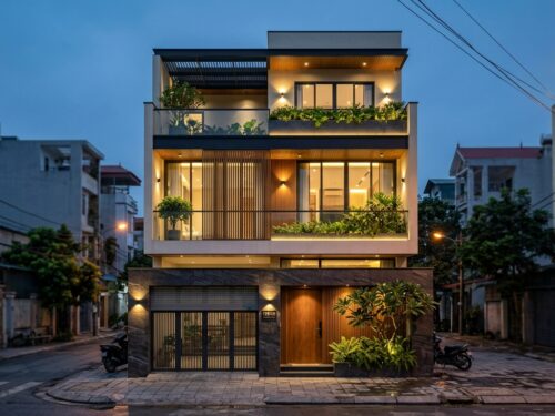 Mẫu nhà phố 3 tầng hiện đại P302